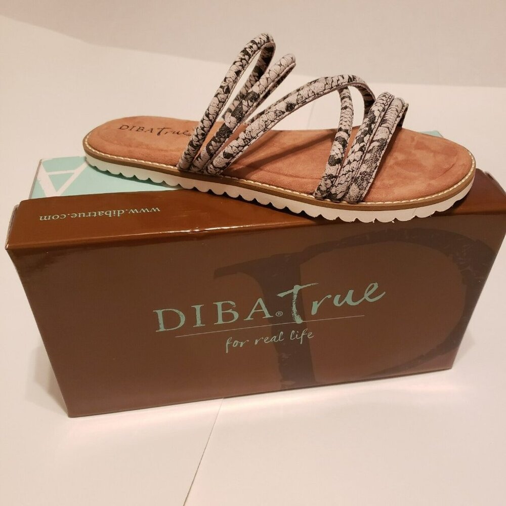 Diba True Cedar Cove Leather Strappy Sandals Women Size 8.5